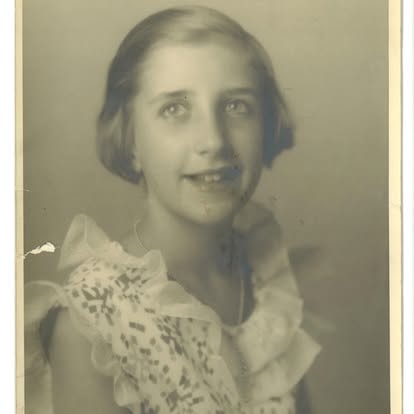 Young woman portrait, 1940s